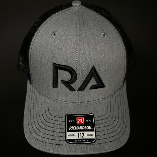 RA Trucker Hat | Grey/Black