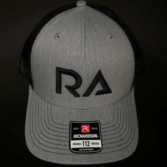 Youth RA Trucker Hat | Grey/Black